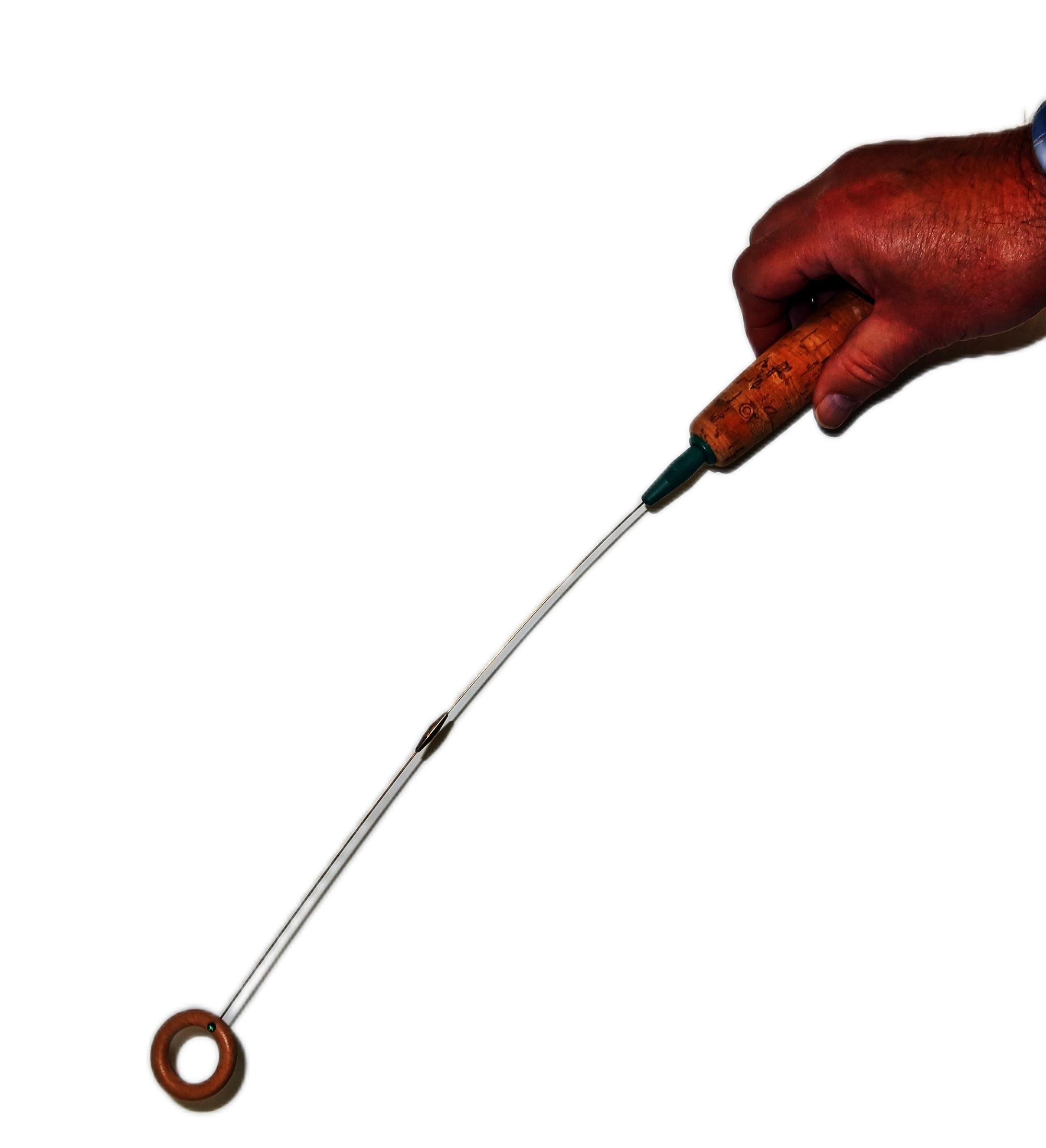 Oekotensor in Hand gehalten