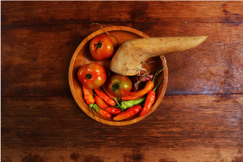 Der Cobek, der indonesische Mörser